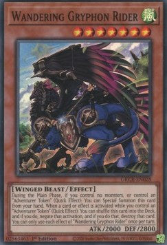 Wandering Gryphon Rider⁣ - The Grand Creators⁣ (Super Rare)⁣ [028]