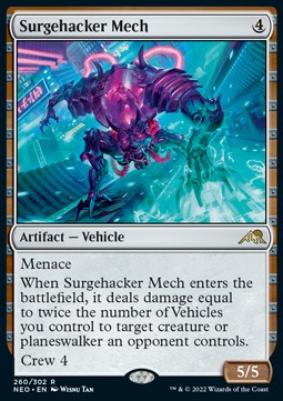 Surgehacker Mech⁣ - Kamigawa: Neon Dynasty⁣ (Rare)⁣ [260]