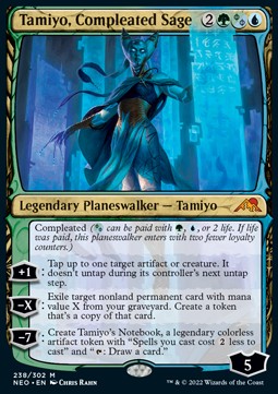 Tamiyo, Compleated Sage⁣ - Kamigawa: Neon Dynasty⁣ (Mythic)⁣ [238]