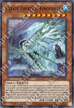 Icejade Creation Kingfisher⁣ - Battle of Chaos⁣ (Super Rare)⁣ [008]