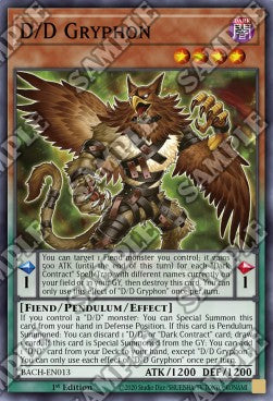 D/D Gryphon⁣ - Battle of Chaos⁣ (Super Rare)⁣ [013]