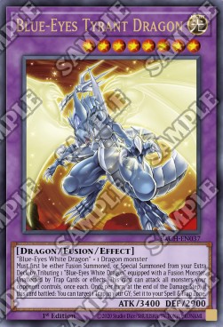 Blue-Eyes Tyrant Dragon⁣ - Battle of Chaos⁣ (Ultra Rare)⁣ [037]