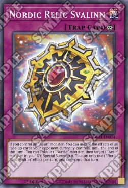 Nordic Relic Svalinn⁣ - Battle of Chaos⁣ (Super Rare)⁣ [074]