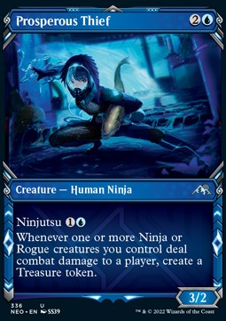 Prosperous Thief⁣ - Kamigawa: Neon Dynasty: Extras⁣ (Uncommon)⁣ [336]
