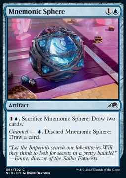 Mnemonic Sphere⁣ - Kamigawa: Neon Dynasty⁣ (Common)⁣ [64]