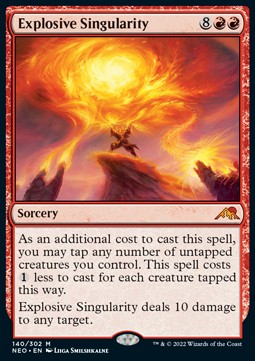 Explosive Singularity⁣ - Kamigawa: Neon Dynasty⁣ (Mythic)⁣ [140]