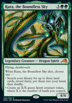 Kura, the Boundless Sky⁣ - Kamigawa: Neon Dynasty⁣ (Mythic)⁣ [200]