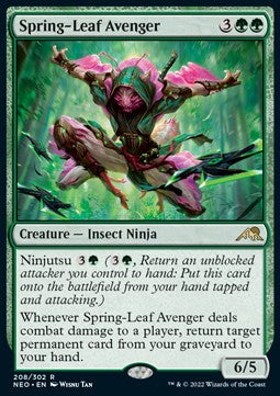 Spring-Leaf Avenger⁣ - Kamigawa: Neon Dynasty⁣ (Rare)⁣ [208]