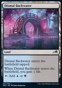 Dismal Backwater⁣ - Kamigawa: Neon Dynasty⁣ (Common)⁣ [267]