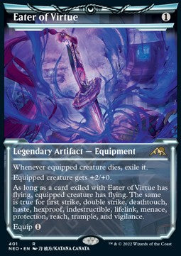 Eater of Virtue (V.1)⁣ - Kamigawa: Neon Dynasty: Extras⁣ (Rare)⁣ [401]