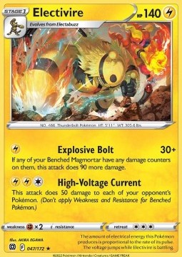 Electivire⁣ - Brilliant Stars⁣ (Rare)⁣ [047]