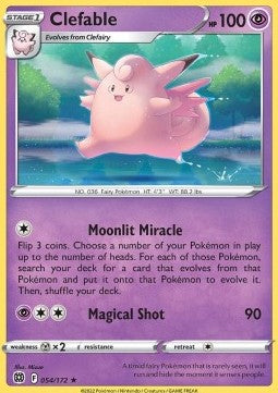 Clefable⁣ - Brilliant Stars⁣ (Rare)⁣ [054]