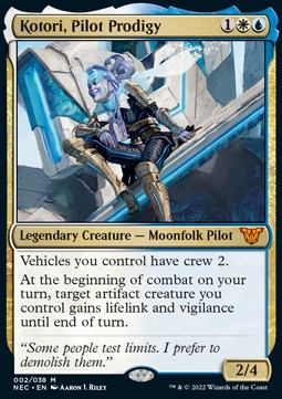 Kotori, Pilot Prodigy (V.1)⁣ - Commander: Kamigawa: Neon Dynasty⁣ (Mythic)⁣ [2]