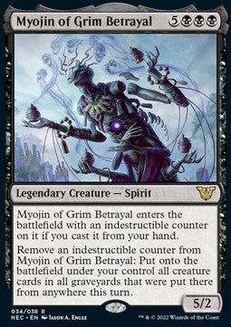 Myojin of Grim Betrayal (V.1)⁣ - Commander: Kamigawa: Neon Dynasty⁣ (Rare)⁣ [34]
