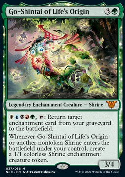 Go-Shintai of Life's Origin (V.1)⁣ - Commander: Kamigawa: Neon Dynasty⁣ (Mythic)⁣ [37]