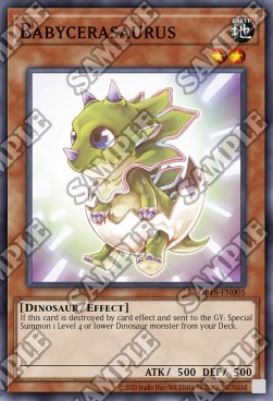 Babycerasaurus⁣ - OTS Tournament Pack 18⁣ (Super Rare)⁣ [005]