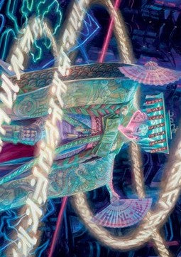 Art Series: Satsuki, the Living Lore (V.1)⁣ - Kamigawa: Neon Dynasty: Extras⁣ (Tip Card)⁣ [A05]