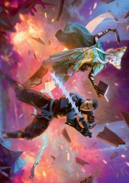 Art Series: Explosive Entry (V.1)⁣ - Kamigawa: Neon Dynasty: Extras⁣ (Tip Card)⁣ [A13]