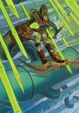 Art Series: Bamboo Grove Archer (V.1)⁣ - Kamigawa: Neon Dynasty: Extras⁣ (Tip Card)⁣ [A20]
