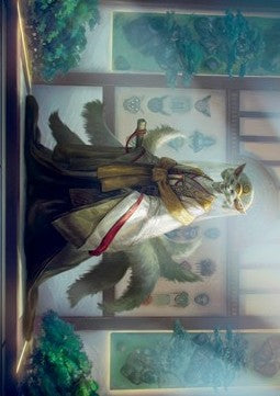 Art Series: Light-Paws, Emperor's Voice (V.1)⁣ - Kamigawa: Neon Dynasty: Extras⁣ (Tip Card)⁣ [A23]