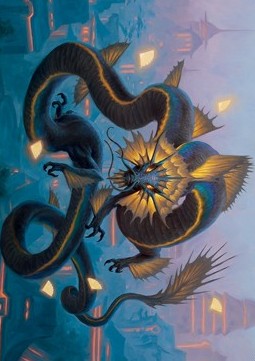 Art Series: Ao, the Dawn Sky (V.1)⁣ - Kamigawa: Neon Dynasty: Extras⁣ (Tip Card)⁣ [A25]