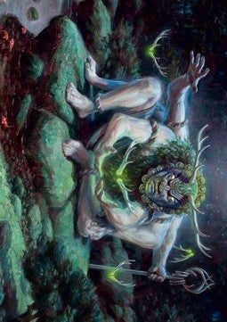 Art Series: Myojin of Towering Might (V.1)⁣ - Kamigawa: Neon Dynasty: Extras⁣ (Tip Card)⁣ [A34]