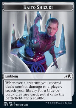 Kaito Shizuki Emblem⁣ - Kamigawa: Neon Dynasty: Extras⁣ (Token)⁣ [T18]