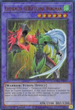 Elemental HERO Flame Wingman⁣ - Hidden Arsenal: Chapter 1⁣ (Ultra Parallel Rare)⁣ [019]