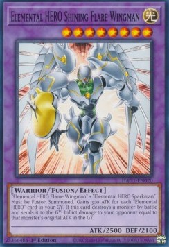 Elemental HERO Shining Flare Wingman (V.1 - Common)⁣ - Hidden Arsenal: Chapter 1⁣ (Common)⁣ [020]