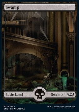 Swamp (V.2)⁣ - Streets of New Capenna⁣ (Land)⁣ [277]