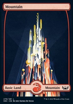 Mountain (V.2)⁣ - Streets of New Capenna⁣ (Land)⁣ [279]