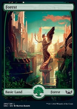 Forest (V.1)⁣ - Streets of New Capenna⁣ (Land)⁣ [280]