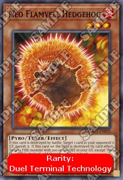 Neo Flamvell Hedgehog (V.2 - Parallel Rare) - Hidden Arsenal: Chapter 1 (Parallel Rare) [HAC1-070]