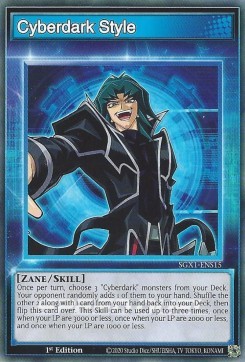 Cyberdark Style (Skill)⁣ - Speed Duel GX: Duel Academy Box⁣ (Common)⁣ [S15]