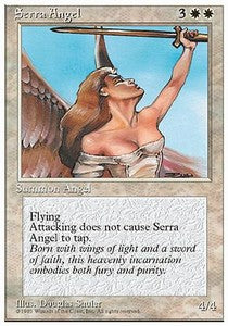 Serra Angel⁣ - Fourth Edition⁣ (Uncommon)