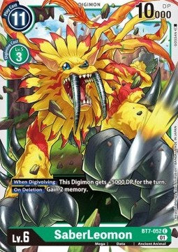 SaberLeomon (BT7-052)⁣ - Next Adventure⁣ (Common)⁣ [BT7-052]