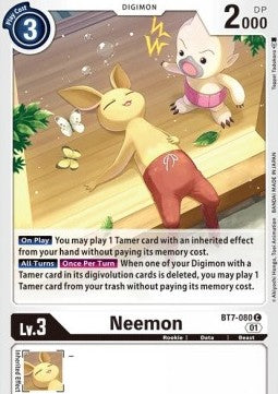 Neemon (BT7-080)⁣ - Next Adventure⁣ (Common)⁣ [BT7-080]