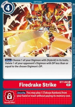 Firedrake Strike (BT7-093)⁣ - Next Adventure⁣ (Uncommon)⁣ [BT7-093]