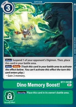 Dino Memory Boost! (BT7-102)⁣ - Next Adventure⁣ (Common)⁣ [BT7-102]