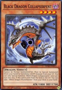 Black Dragon Collapserpent⁣ - Structure Deck: Albaz Strike⁣ (Common)⁣ [013]