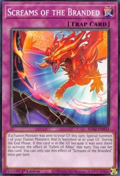 Screams of the Branded⁣ - Structure Deck: Albaz Strike⁣ (Common)⁣ [033]