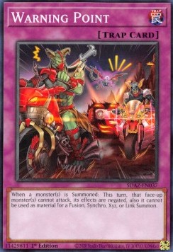 Warning Point⁣ - Structure Deck: Albaz Strike⁣ (Common)⁣ [037]