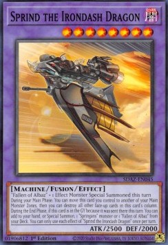 Sprind the Irondash Dragon⁣ - Structure Deck: Albaz Strike⁣ (Common)⁣ [045]