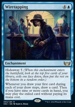 Wiretapping⁣ - Streets of New Capenna⁣ (Rare)⁣ [65]