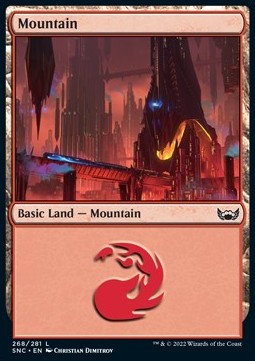 Mountain (V.3)⁣ - Streets of New Capenna⁣ (Land)⁣ [268]
