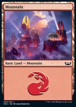 Mountain (V.4)⁣ - Streets of New Capenna⁣ (Land)⁣ [269]