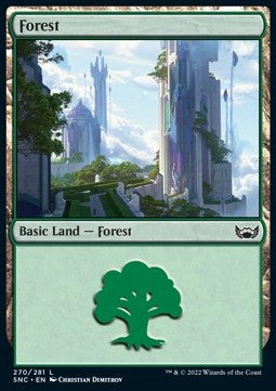 Forest (V.3)⁣ - Streets of New Capenna⁣ (Land)⁣ [270]
