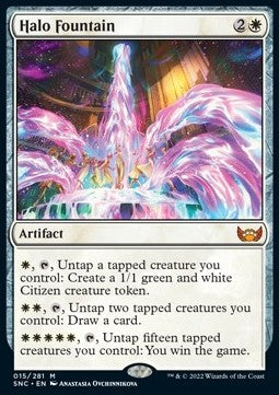 Halo Fountain⁣ - Streets of New Capenna⁣ (Mythic)⁣ [15]