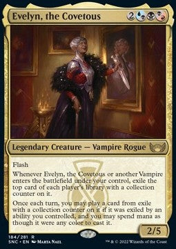 Evelyn, the Covetous⁣ - Streets of New Capenna⁣ (Rare)⁣ [184]