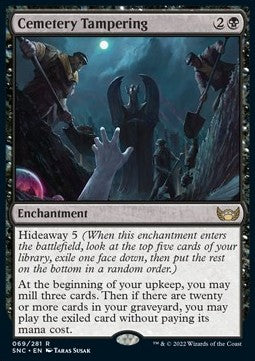 Cemetery Tampering⁣ - Streets of New Capenna⁣ (Rare)⁣ [69]